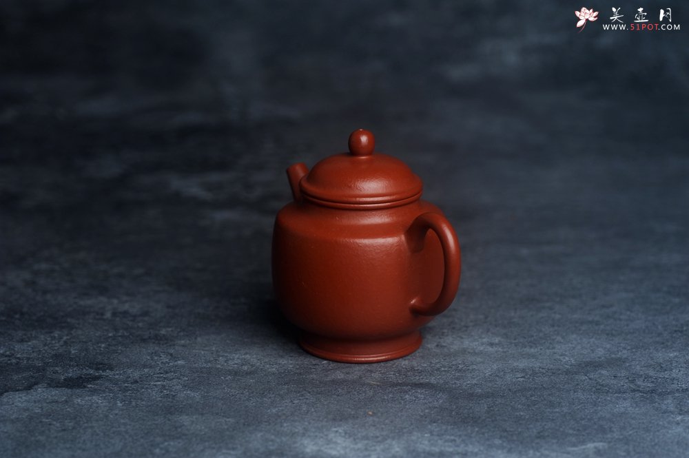 紫砂壶图片：美壶特惠 优质朱泥小品宫灯壶 茶人醉爱 - 美壶网