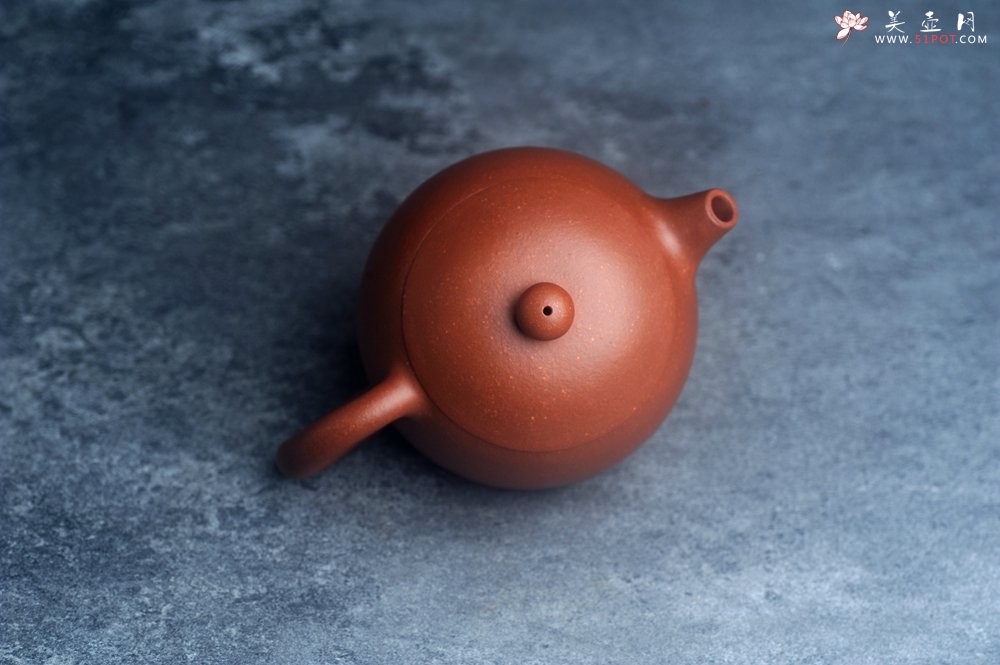 紫砂壶图片：美壶特惠 全手工优质红降坡泥西施壶 特文气 - 美壶网