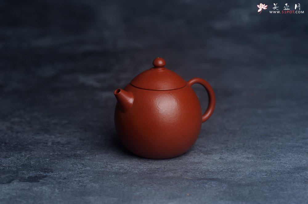 紫砂壶图片：美壶特惠 优质小品朱泥小龙蛋 茶人醉爱 - 美壶网