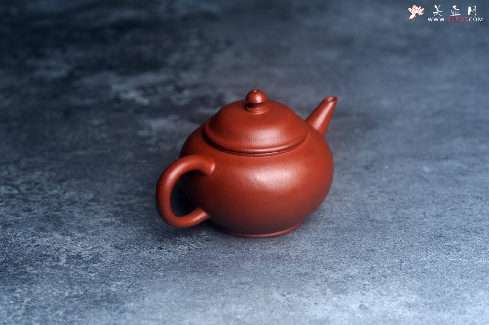 紫砂壶图片：美壶特惠 优质朱泥小水平壶 茶人醉爱 - 美壶网
