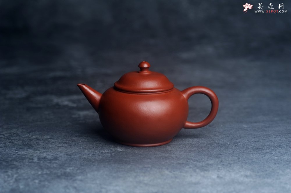 紫砂壶图片：美壶特惠 优质朱泥小水平壶 茶人醉爱 - 美壶网