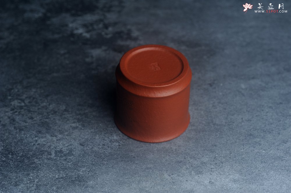 紫砂壶图片：美杯特惠 优质朱泥精致清趣杯 主人杯 装饰文雅 - 美壶网