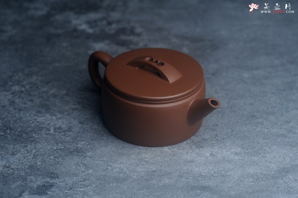 紫砂壶图片：美壶特惠 特好文革紫泥大口实用汉瓦 茶人醉爱 - 美壶网