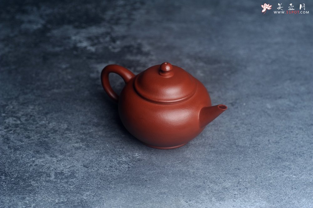 紫砂壶图片：美壶特惠 优质朱泥小水平壶 茶人醉爱 - 美壶网