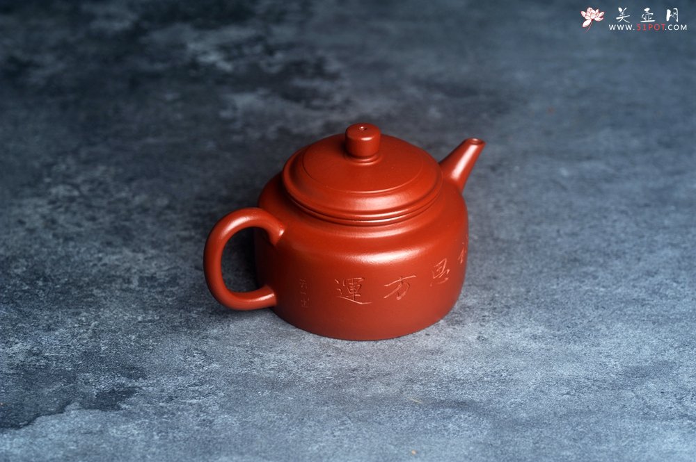 紫砂壶图片：美壶特惠 优质小品朱泥德中 装饰人物 特文气 - 美壶网