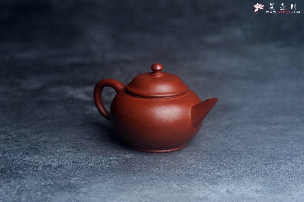 紫砂壶图片：美壶特惠 优质朱泥小水平壶 茶人醉爱 - 美壶网