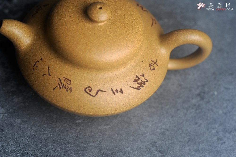 紫砂壶图片：美壶特惠 优质段泥合欢壶 特文气 - 美壶网