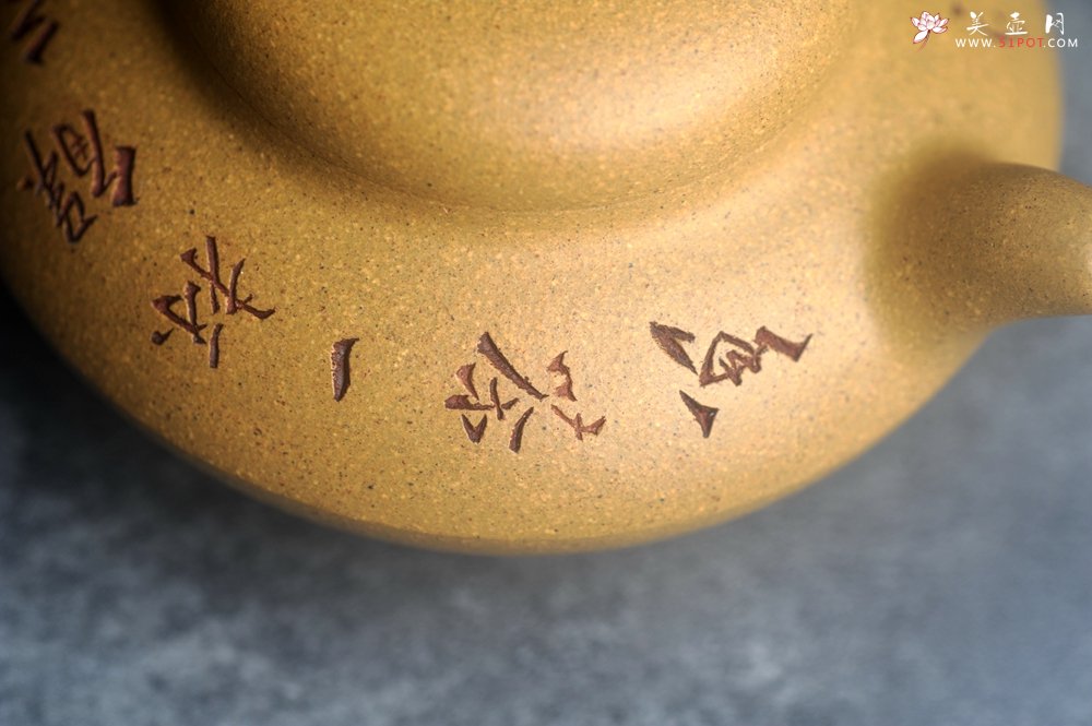 紫砂壶图片：美壶特惠 优质段泥合欢壶 特文气 - 美壶网