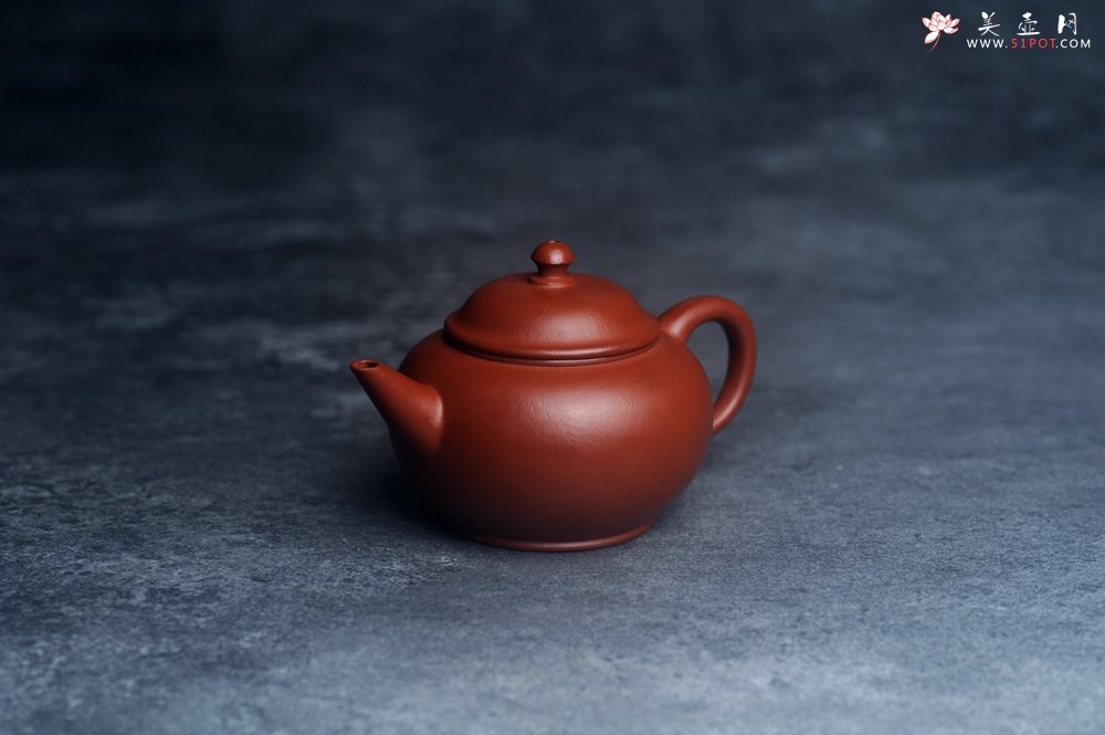 紫砂壶图片：美壶特惠 优质朱泥小水平壶 茶人醉爱 - 美壶网