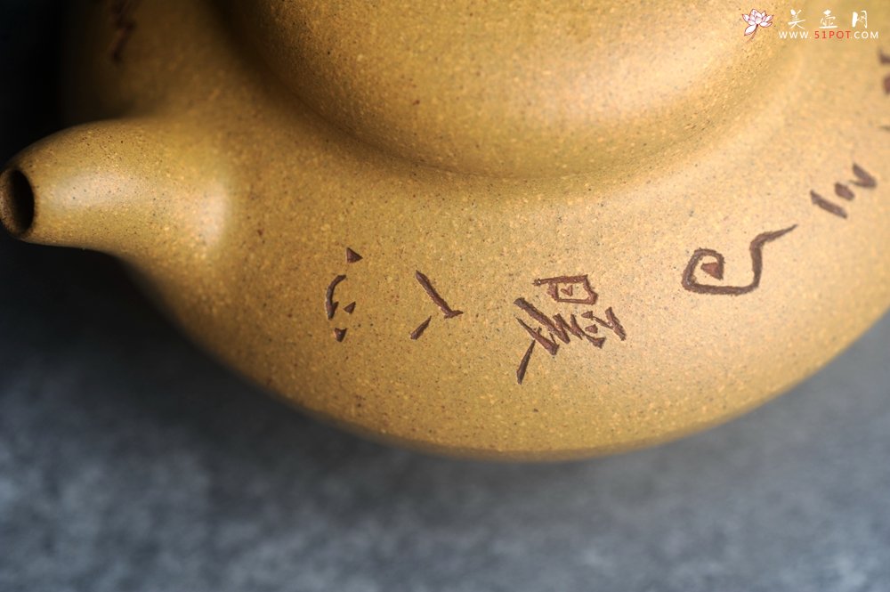 紫砂壶图片：美壶特惠 优质段泥合欢壶 特文气 - 美壶网