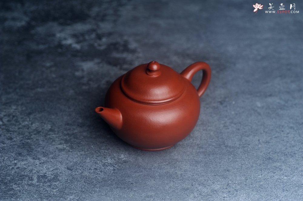 紫砂壶图片：美壶特惠 优质朱泥小水平壶 茶人醉爱 - 美壶网