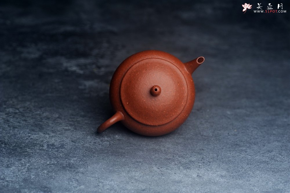 紫砂壶图片：美壶特惠 90年代老料传统老工艺摹古打造 油性十足 铁质丰富 手工摹古水平壶 独孔 已加过滤网 - 美壶网