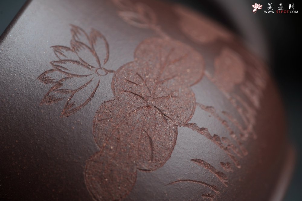 紫砂壶图片：美杯特惠 办公旅行便携式茶具荷叶盖杯 泥料超好 - 美壶网