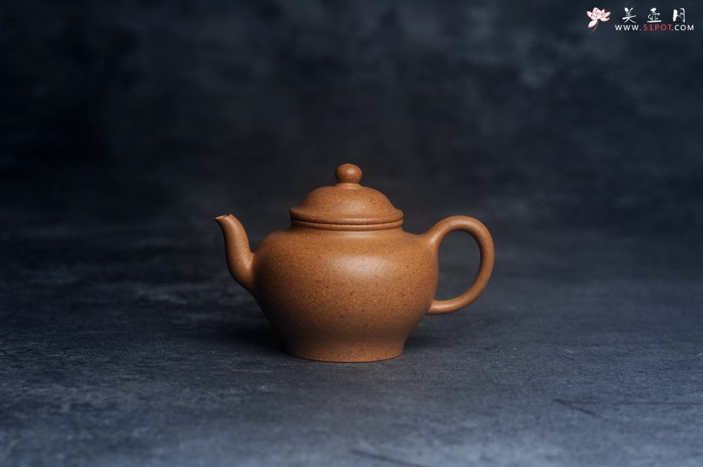 紫砂壶图片：美壶特惠 油润五彩段泥莲子宫灯壶 - 美壶网