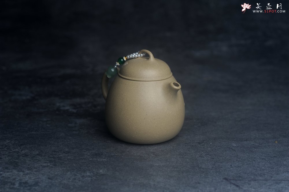 紫砂壶图片：美壶特惠 优质本绿憨瓢 茶人醉爱 - 美壶网