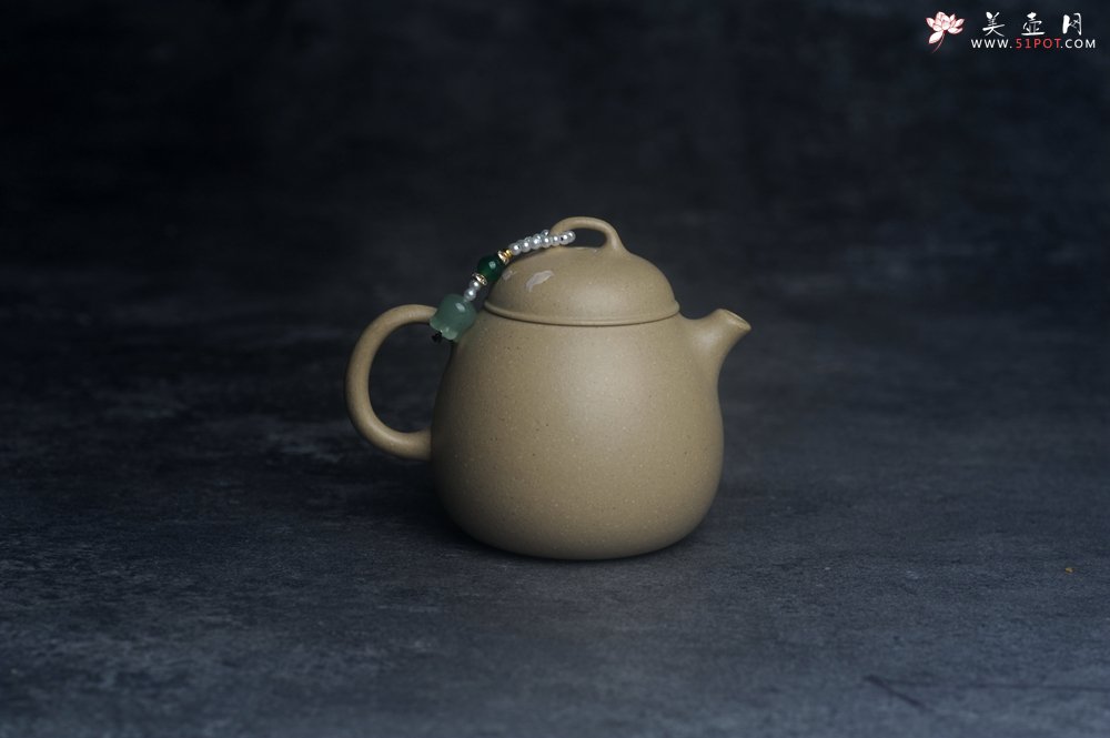 紫砂壶图片：美壶特惠 优质本绿憨瓢 茶人醉爱 - 美壶网