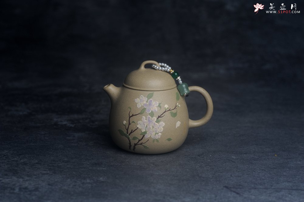 紫砂壶图片：美壶特惠 优质本绿憨瓢 茶人醉爱 - 美壶网