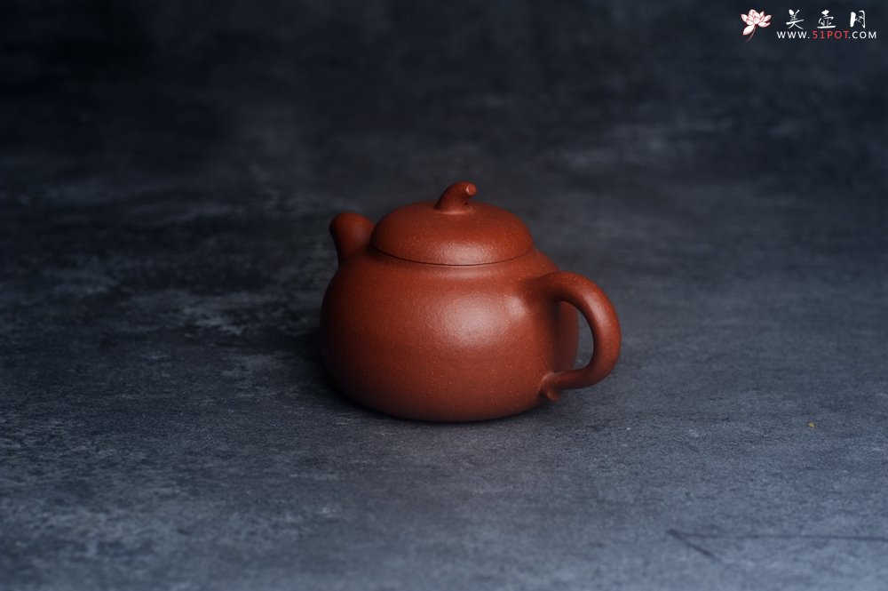 紫砂壶图片：美壶特惠 特好降坡泥茄瓜壶 茶人醉爱 - 美壶网