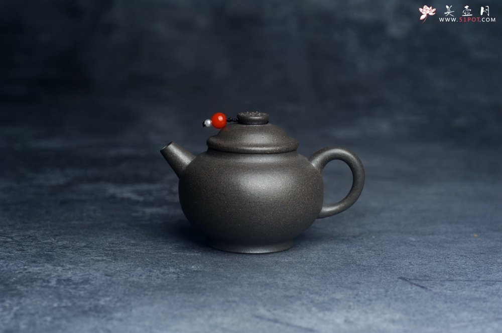 紫砂壶图片：美壶特惠 特好青段如意巨轮壶 茶人醉爱 - 美壶网