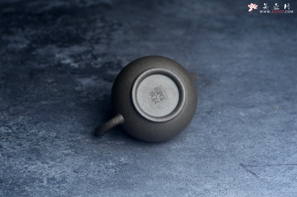 紫砂壶图片：美壶特惠 特好青段如意巨轮壶 茶人醉爱 - 美壶网