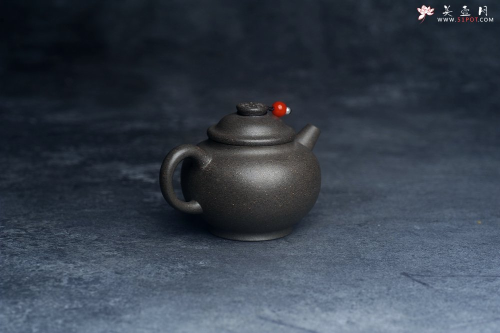 紫砂壶图片：美壶特惠 特好青段如意巨轮壶 茶人醉爱 - 美壶网