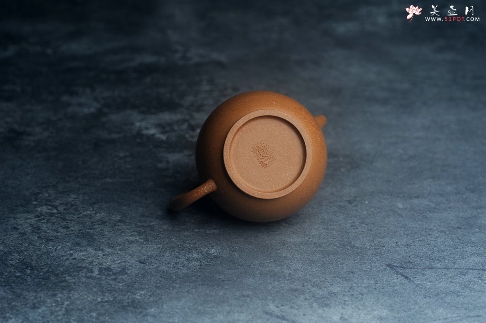 紫砂壶图片：美壶特惠 精致特好黄降坡泥高宫灯壶 装饰特文气 - 美壶网