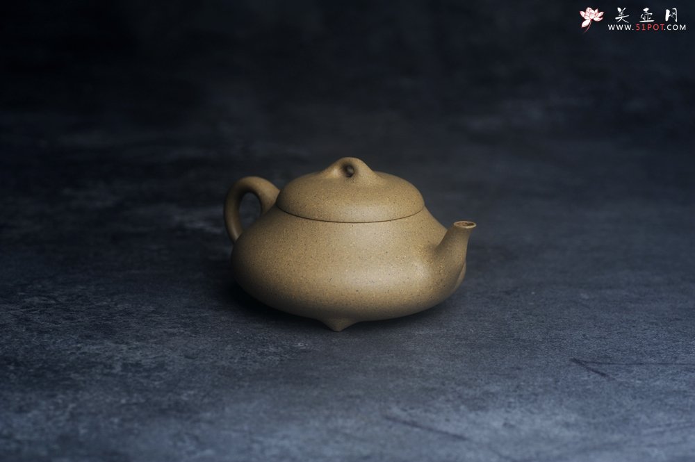紫砂壶图片：美壶特惠 精致特好高温本山段泥小汉棠石瓢 - 美壶网