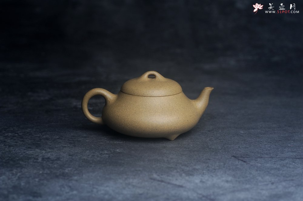 紫砂壶图片：美壶特惠 精致特好高温本山段泥小汉棠石瓢 - 美壶网