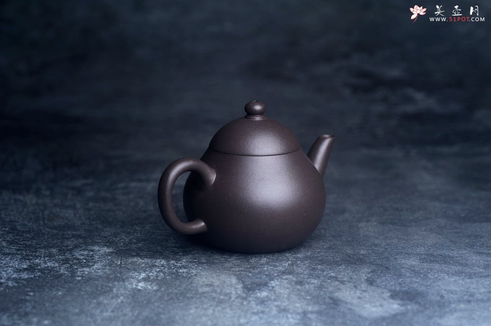 紫砂壶图片：美壶特惠 特好青灰泥明式梨形壶 - 美壶网
