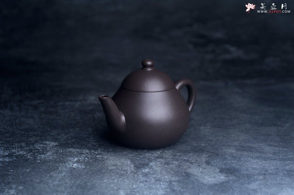 紫砂壶图片：美壶特惠 特好青灰泥明式梨形壶 - 美壶网