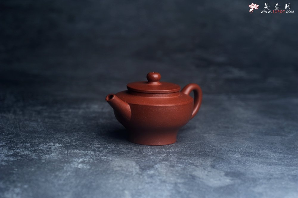 紫砂壶图片：美壶特惠 优质降坡泥碗灯紫砂壶 茶人醉爱 - 美壶网