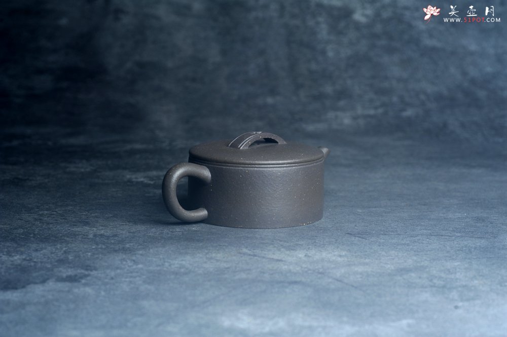 紫砂壶图片：美壶特惠 特好老青灰泥汉瓦 大口实用 茶人醉爱 - 美壶网