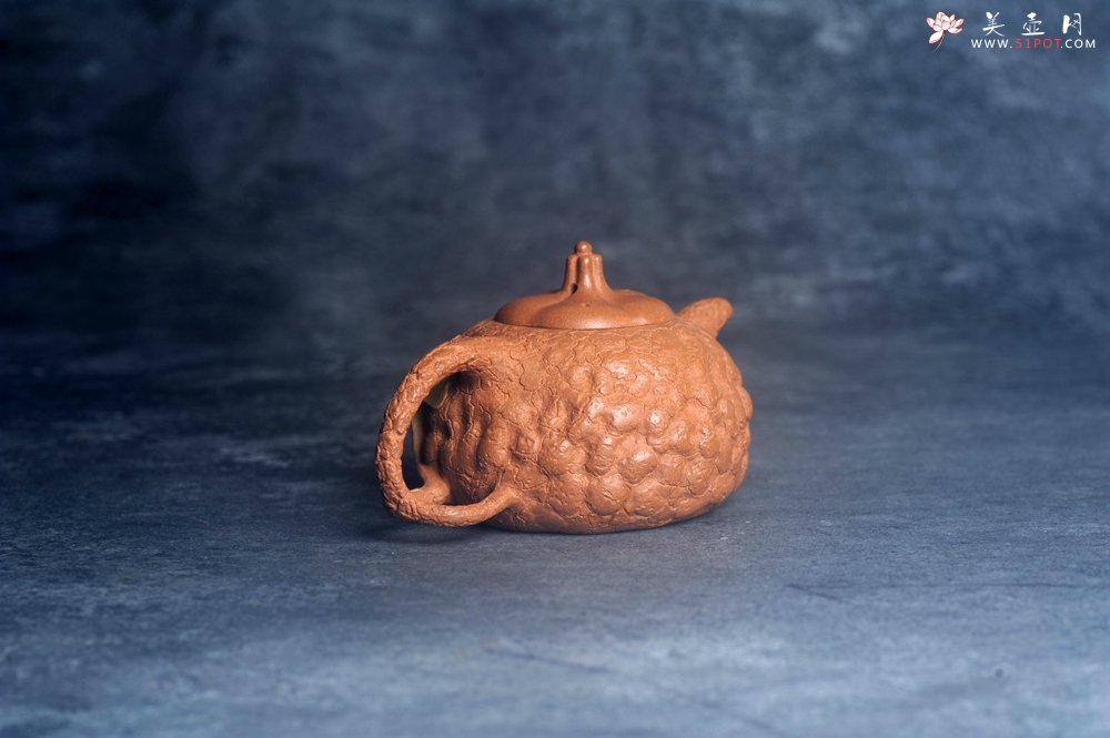 紫砂壶图片：美壶特惠 特好老段泥全手工银杏供春壶 茶人醉爱 - 美壶网