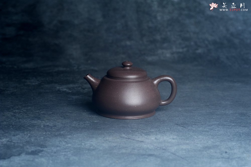 紫砂壶图片：美壶特惠 特好老紫泥潘壶 茶人醉爱 - 美壶网