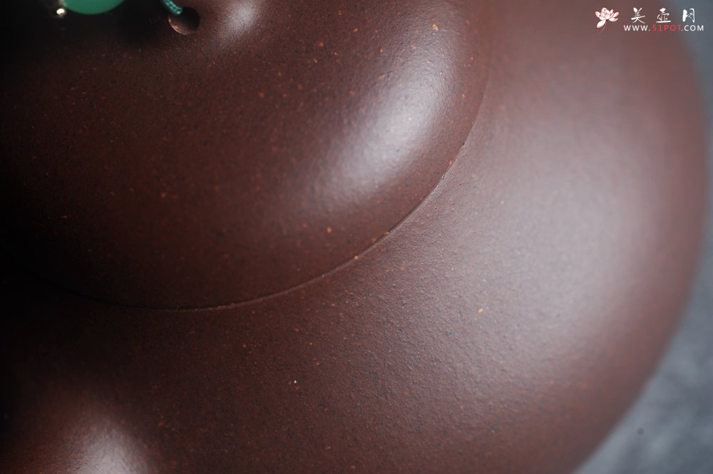 紫砂壶图片：美壶特惠 特好老紫泥乳鼎石瓢壶 茶人醉爱 - 美壶网