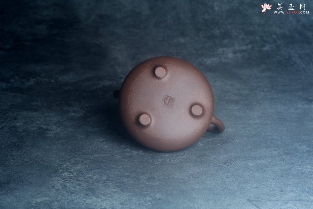 紫砂壶图片：美壶特惠 特好老紫泥紫玉金砂子冶石瓢 - 美壶网