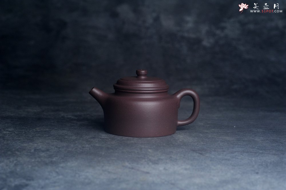紫砂壶图片：美壶特惠 特好老紫泥德中壶 茶人醉爱 - 美壶网