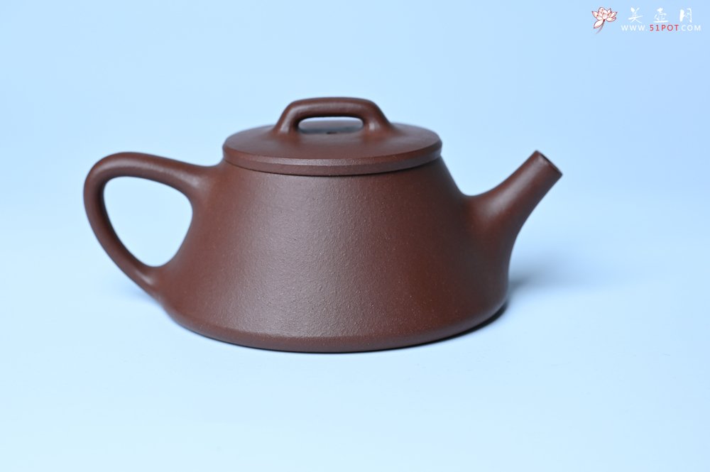 紫砂壶图片：口盖略宽 美壶特惠 好紫泥曲石瓢 喜欢小品的来 性价比高 - 美壶网
