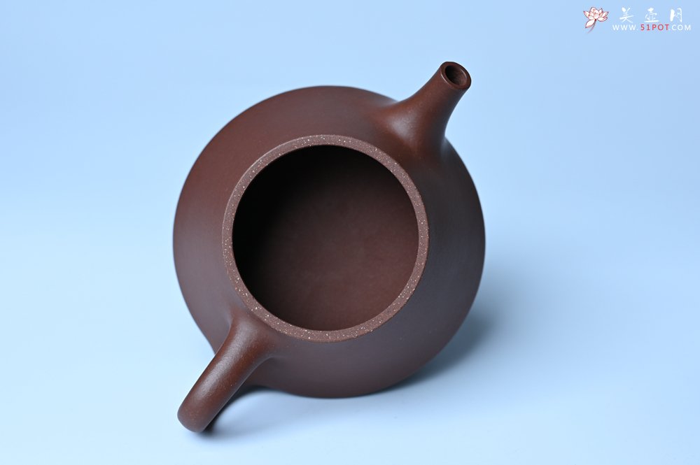 紫砂壶图片：口盖略宽 美壶特惠 好紫泥曲石瓢 喜欢小品的来 性价比高 - 美壶网