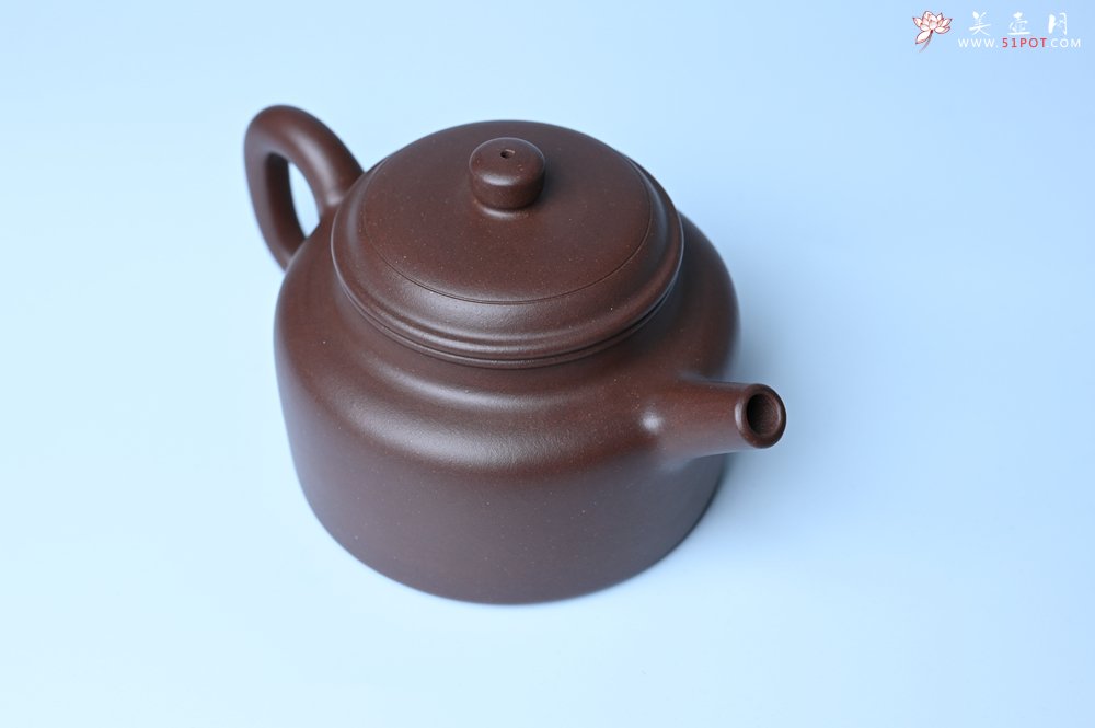 紫砂壶图片：美壶特惠 朱英尘全手工紫砂壶特好底槽青德中壶 茶壶 茶具 单壶 - 美壶网