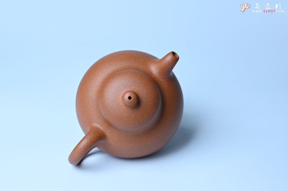 紫砂壶图片：美壶特惠 优质红降坡泥乳鼎壶 茶人醉爱 - 美壶网