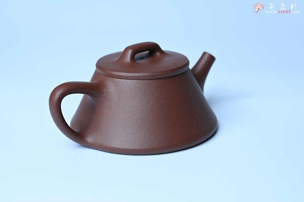 紫砂壶图片：口盖略宽 美壶特惠 好紫泥曲石瓢 喜欢小品的来 性价比高 - 美壶网
