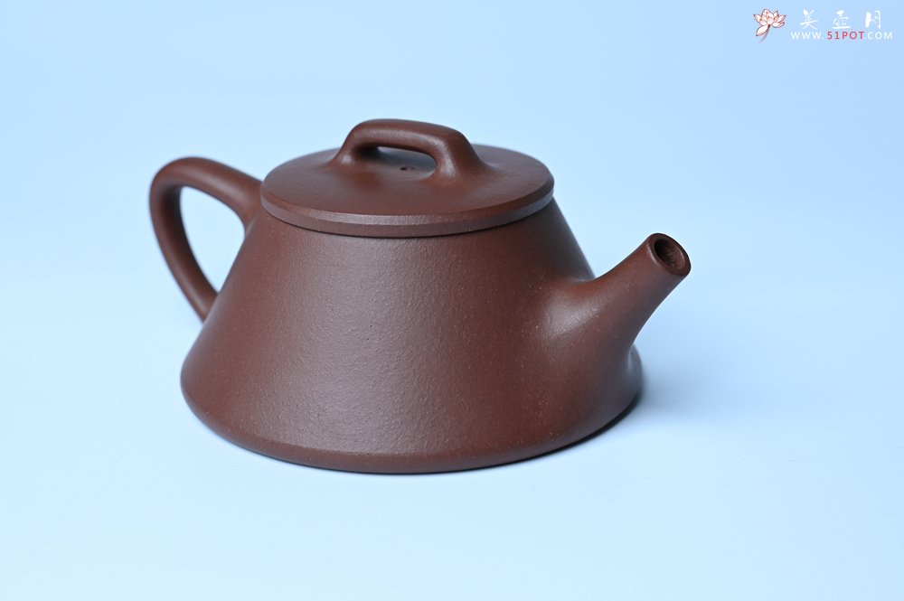 紫砂壶图片：口盖略宽 美壶特惠 好紫泥曲石瓢 喜欢小品的来 性价比高 - 美壶网