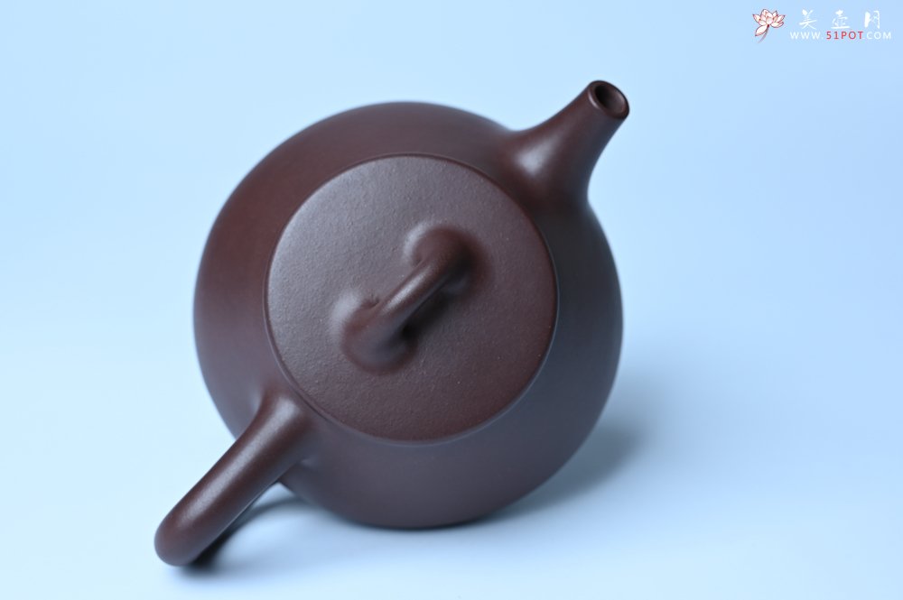 紫砂壶图片：潜力股周小培 特好全手工底槽清平盖石瓢茶壶  壶特好 期待与亲结缘 - 美壶网
