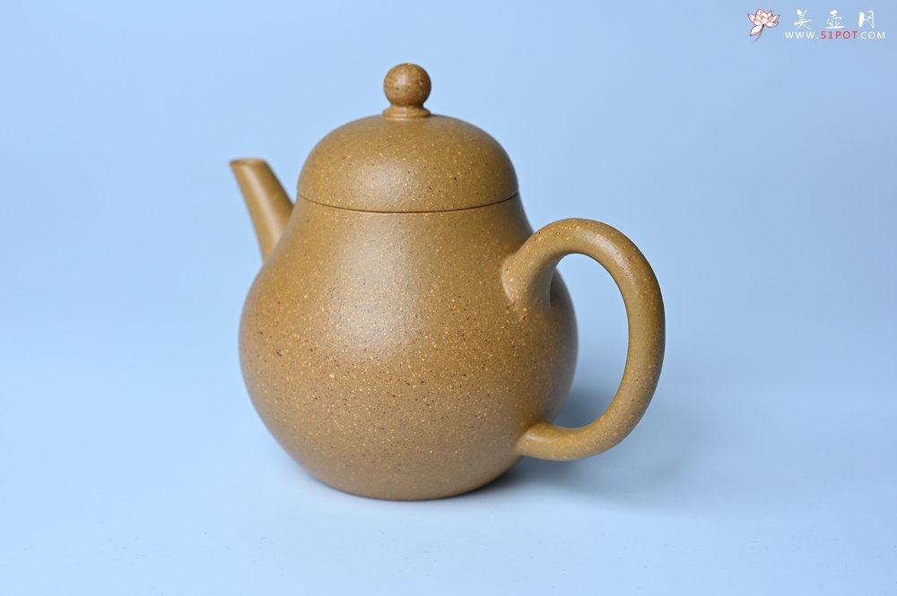 紫砂壶图片：美壶特惠 特好黄金段泥梨形壶 - 美壶网