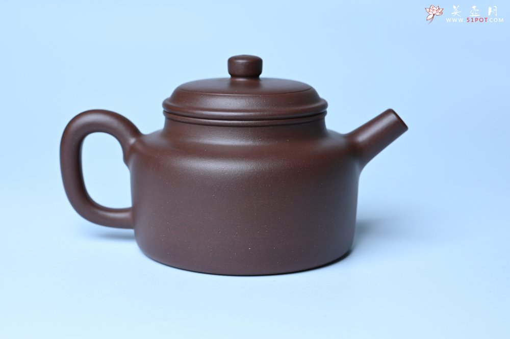 紫砂壶图片：美壶特惠 朱英尘全手工紫砂壶特好底槽青德中壶 茶壶 茶具 单壶 - 美壶网