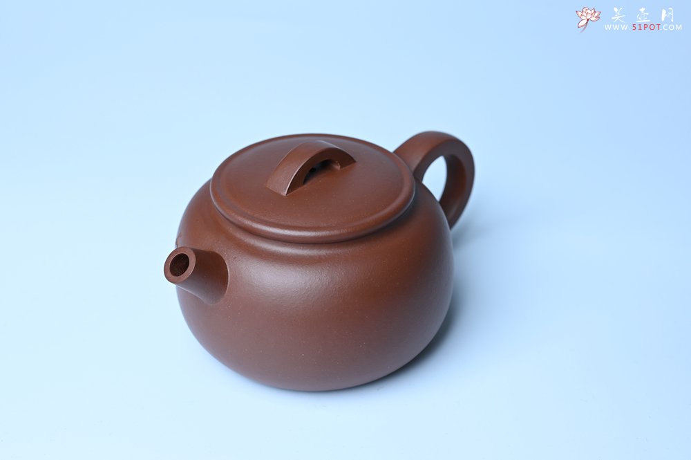 紫砂壶图片：毛国强入室弟子黄云初 特好老紫泥汉瓦壶 名家何水法书法“大彻大悟” 刘世涛伯陶刻 - 美壶网