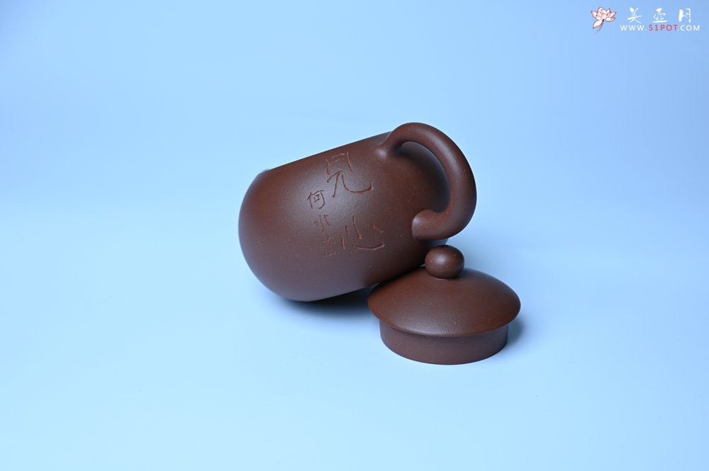 紫砂壶图片：毛国强入室弟子黄云初 特好老紫泥见心西施壶 名家何水法书法 刘世涛伯陶刻 - 美壶网