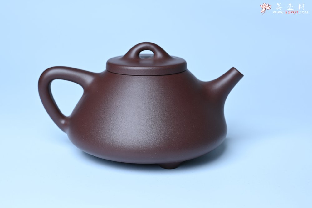紫砂壶图片：美壶特惠 特好老紫泥子冶石瓢 - 美壶网
