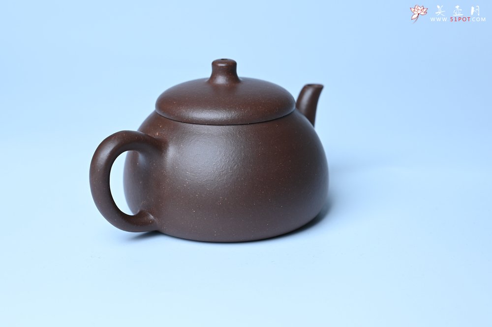 紫砂壶图片：美壶特惠 紫砂壶特好老紫泥乳鼎石瓢壶 茶壶 茶具 单壶 - 美壶网